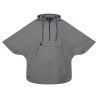 Wolfly Poncho bluza z kapturem do morsowania przeciwdeszczowe ciemny szary melanż - 1
