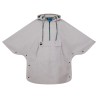 Wolfly Poncho bluza z kapturem do morsowania przeciwdeszczowa jasny szary melanż - 1