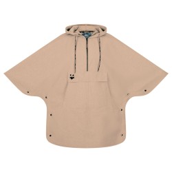 Wolfly Poncho bluza z kapturem do morsowania przeciwdeszczowA beżowa - 1