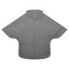 Wolfly Poncho bluza z kapturem do morsowania przeciwdeszczowe Ciemny szary melanż - 1