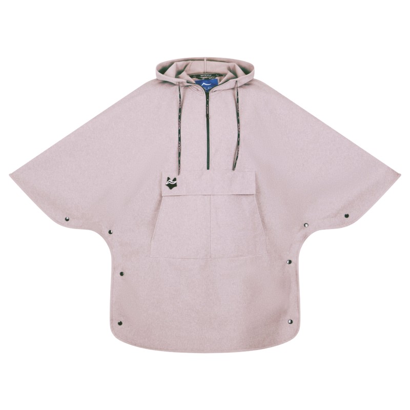 Wolfly Poncho bluza z kapturem do morsowania przeciwdeszczowe jasny róż - 1