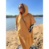 Wolfly Poncho ochronne do morsowania przeciwdeszczowe musztardowe - 5