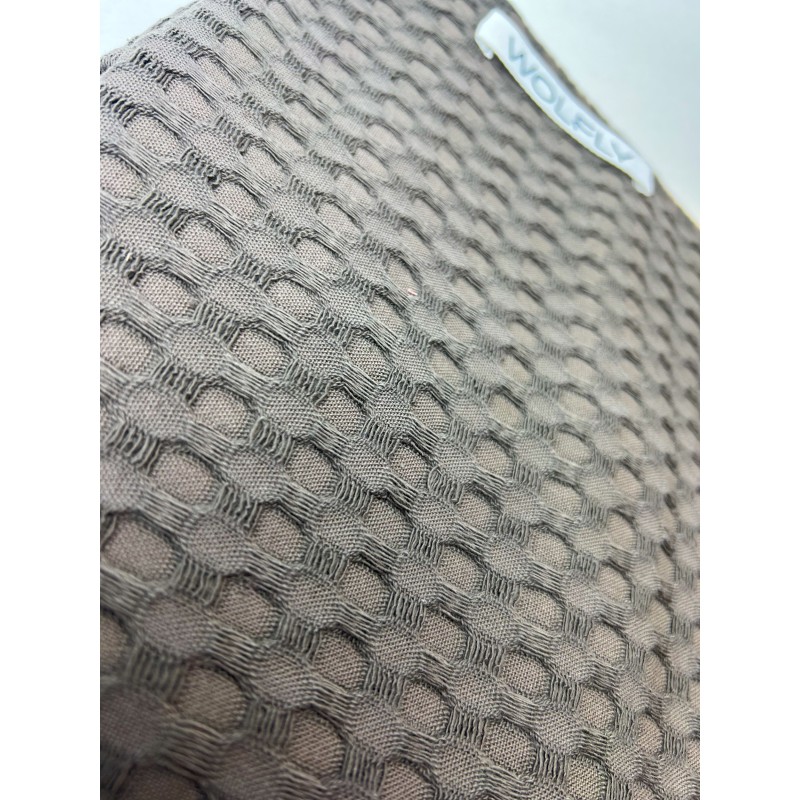 Wolfly RĘCZNIK kąpielowy plażowy DUŻY wafel bawełniany brunatny - 5