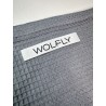 Wolfly RĘCZNIK kąpielowy plażowy DUŻY wafel bawełniany ciemny szary - 1