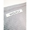 Wolfly RĘCZNIK kąpielowy plażowy DUŻY wafel bawełniany Jasny szary - 2