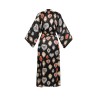 Kimono JEDWABNE długie / czarne serce - 2