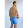 Wolfly męskie szorty plażowe krótkie spodenki kąpielowe na lato baby blue - 2
