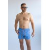 Wolfly męskie szorty plażowe krótkie spodenki kąpielowe na lato baby blue - 3