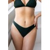 Wolfly damski strój kąpielowy dół figi bikini majtki tanga ciemny zielony - 1