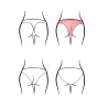 Wolfly damski strój kąpielowy dół figi bikini majtki tanga ciemny zielony - 9