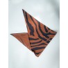 Wolfly damska Apaszka chusta czarna w paski - 5