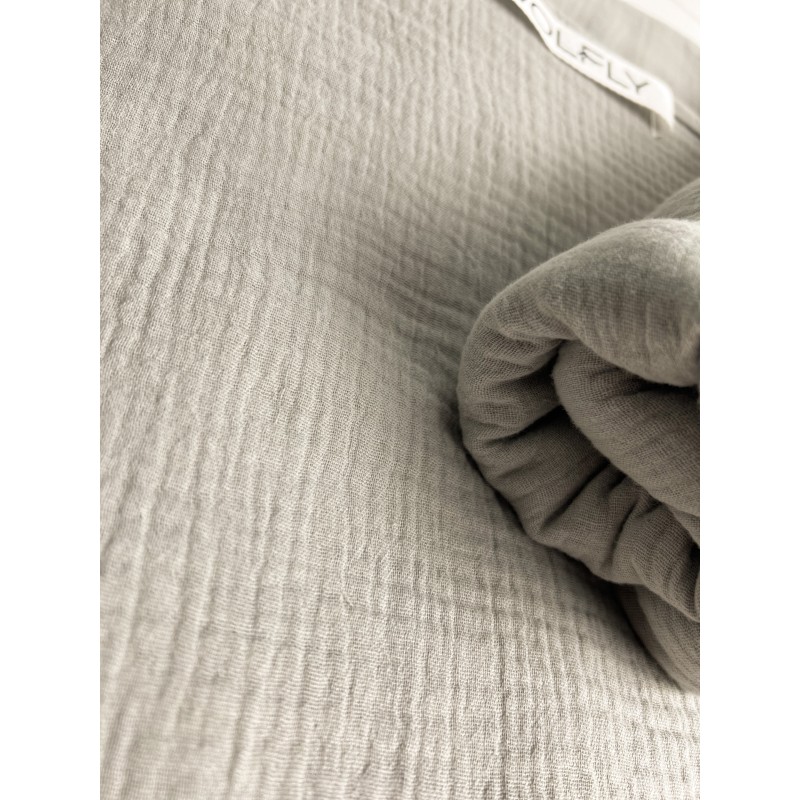 Wolfly RĘCZNIK kąpielowy plażowy DUŻY muslin cienkii bawełniany Niebieski - 4