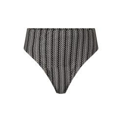 Wolfly damskie limitowane majtki z wysokim stanem, dół od stroju srebrny - 2