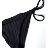 Wolfly damski strój kąpielowy dół od bikini czarny karbowany - 2