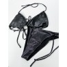 copy of Wolfly damski strój kąpielowy dół od bikini czarny karbowany - 3