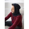 Wolfly meska czapka kaptur balaclava z wełny merino granatowa - 3