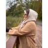 Wolfly Damski Kaptur balaclava z wełny merino jasny beż - 7