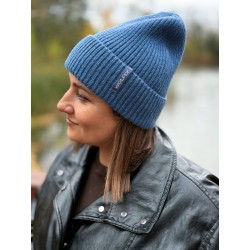 Wolfly damska czapka wełny merino pomarańczowa - 2