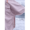 Wolfly damskie poncho do morsowanie bluza z kapturem regulowane przeciwdeszczowe jasny róż - 6