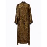 Jedwabne kimono damskie 100% jedwab – długie kimono premium Wolfly