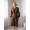 Jedwabne kimono damskie 100% jedwab – długie kimono premium Wolfly